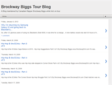 Tablet Screenshot of blog.brockwaybiggs.com